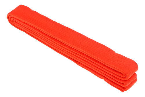 Cinturon Artes Marciales 2.4m Karate Taekwondo Judo Norplat Naranja 240cm