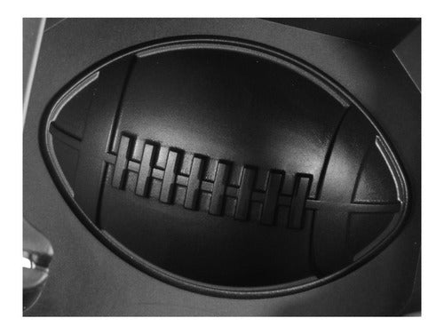 Molde De Silicona Para Pelotas De Rugby De Hielo - Cukin Negro