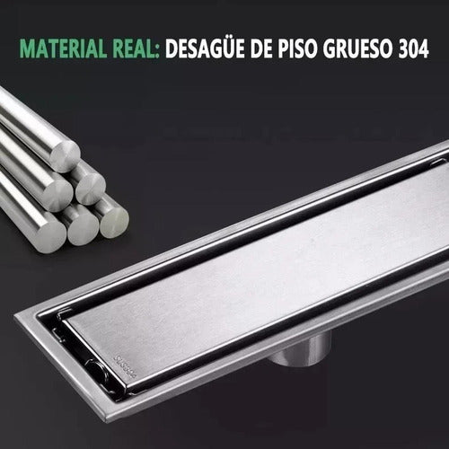 Rejilla Cubierta Antiolor Ducha Antiobstrucción 40cm Norplat