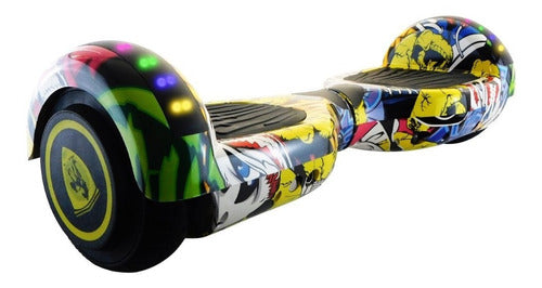 Hoverboard Eciclos Speaker Bluetooth Scooter Diseños Yellow Comic Clown (amarillo)
