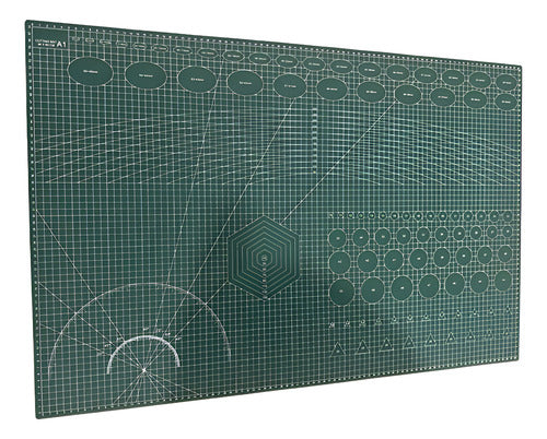 Bases De Corte A1 Norplat Ángulos 90x60cm Tabla Salvacortes Verde Oscuro