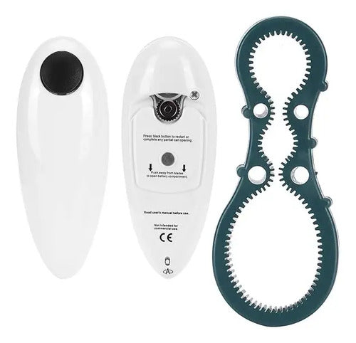 Abrelatas Electrico Abridor De Latas + Abre Botellas Norplat