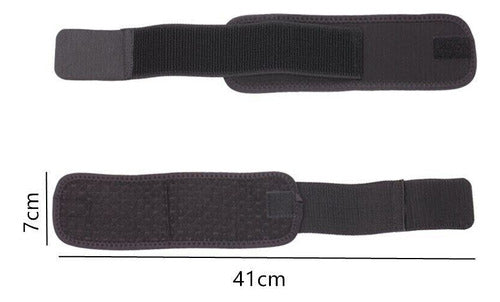 Par De Epicondileras Coderas Muñequeras Deportivas Fitness Negro