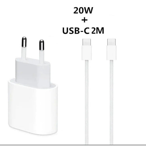 Carga Rapida 20w + Cable 2m Para Apple iPhone - Norplat Usb-c