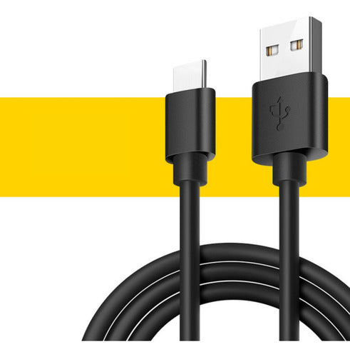 Cable Usb 2 Metros De Usb-a A Usb-c Carga Rápida - Norplat Negro