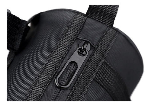 Bolso Manillar Bicicleta Impermeable Resistente - Norplat Negro