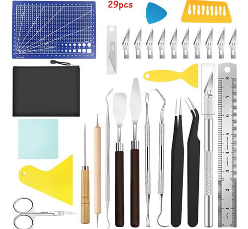 29 En 1 Base Mat Tapete De Corte Salvacorte Tabla - Norplat Azul