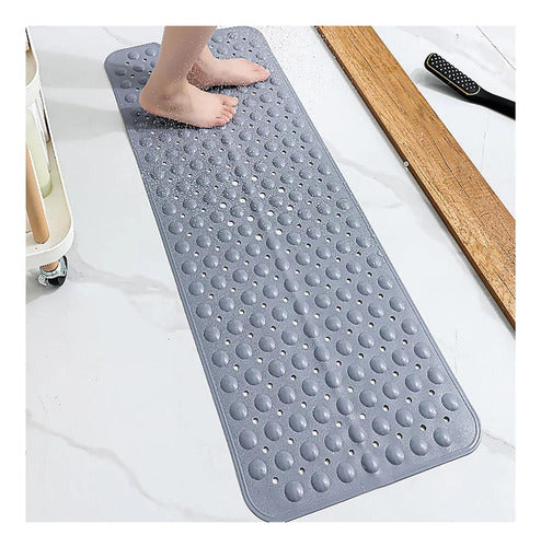 Goma Antideslizante Tina Ducha Bañera Cepillo 39×100 Norplat Gris