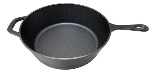 Cacerola + Sartén Norplat De Hierro Fundido Dutch Oven Ø26cm Negro