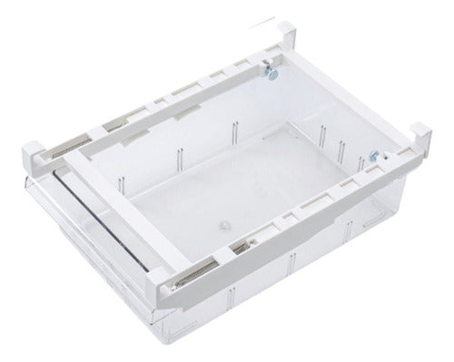 Bandeja Organizador Refrigerador Cajón Deslizante - Cukin Transparente