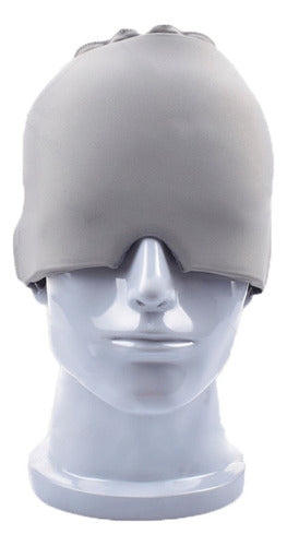 Gorro Migraña Gel Alivia Dolor Cabeza Compresa Gel - Norplat Gris
