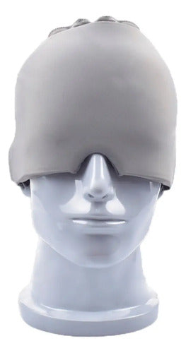 Gorro Migraña Gel Alivia Dolor Cabeza Compresa Gel - Norplat Gris