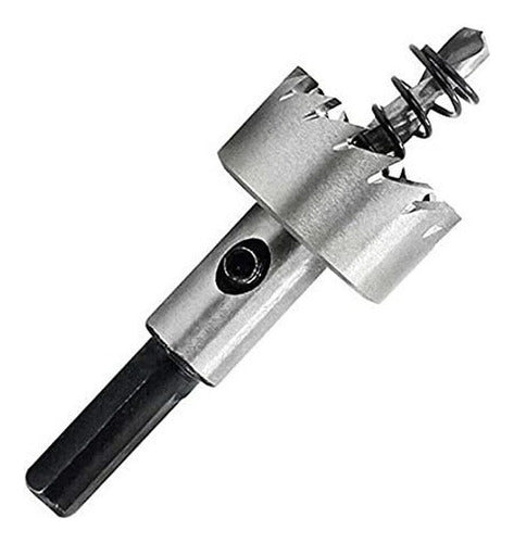 Juego De 5 Brocas Copa Corona Perforadora Metal - Norplat Plateado