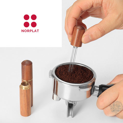 Wdt Norplat Herramienta Distribuidor Café Accesorio Barista - Marrón Oscuro