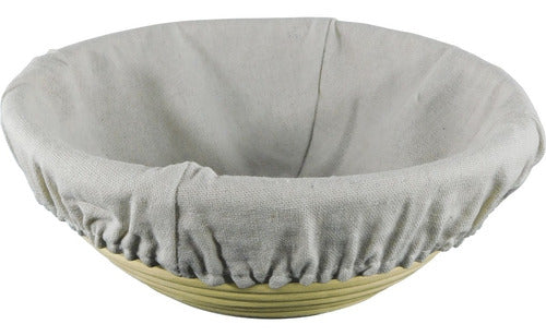 Banneton Redondo De Ø25 X 8 Cm - Cesta De Rattan - Cukin