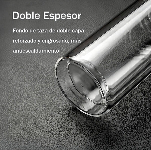 Botella Infusor Vidrio Borosilicato Infusión Separado De Té Negro