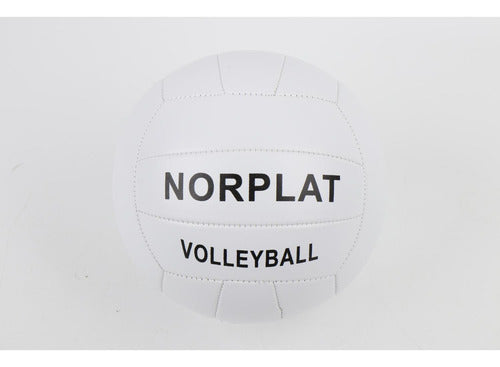 Pelota Volleyball Norplat Balon Voleibol Profesional Clasico Blanco