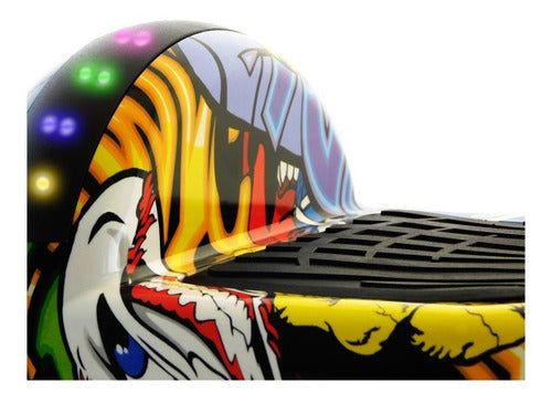Patineta Smart Balance Speaker Bluetooth - Rebelde Eciclos Yellow Comic Clown (amarillo)