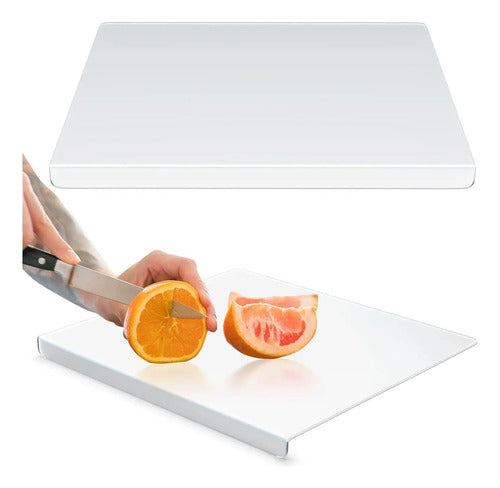 Tabla Picar De Acrilico Premium Con Lengueta 40x28cm Norplat