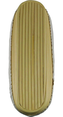 Banneton Ovalado De 30 X 15 Cm - Cesta De Rattan - Cukin