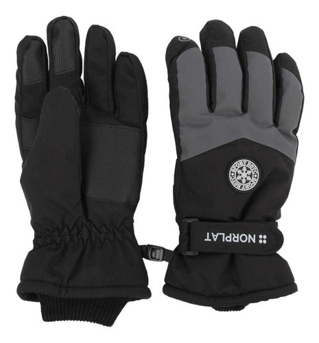 Guantes Térmicos Invierno Ski Nieve Pantalla Táctil Norplat Negro - L