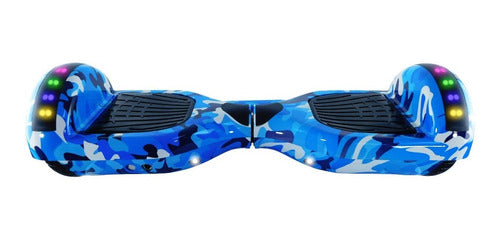 Hoverboard Eciclos Speaker Bluetooth Scooter Diseños Azul Militar