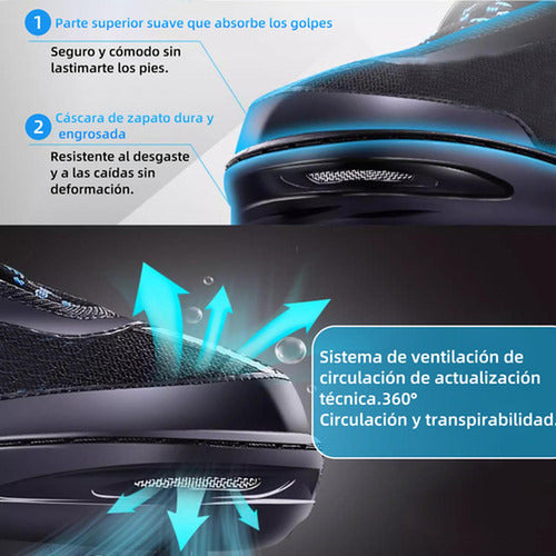 Patines En Linea Rollers Adolescentes Adultos Ajustable S 65 Mm Negro