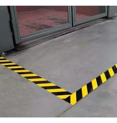 3 Cintas Seguridad Demarcacion Adhesiva 48mm 33m - Norplat Rayas