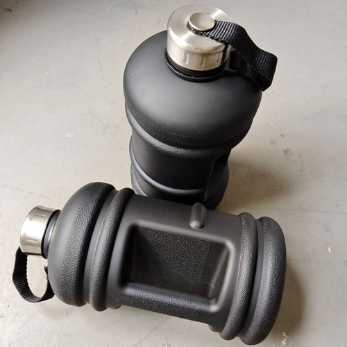 Botella De Agua 2.2 Litros Deportiva Gran Capacidad Norplat Negro