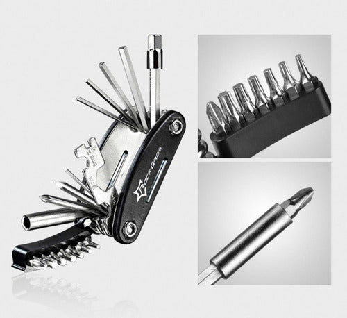 Juego De Llaves Allen Plegables Para Scooter / Eciclos Negro