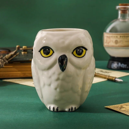 Norplat Tazon Buho 3d Ceramica 250ml Cafe Te Decorativo Blanco