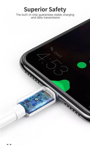 Cable Tipo C A C - Usb C Usbc - Carga Rápida 60w - Norplat Blanco