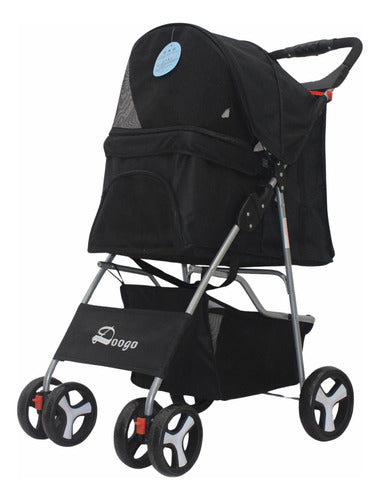 Coche Para Mascotas Perros Gato Carrito Aire Libre - Norplat Negro