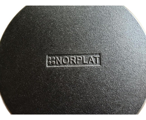 Sarten Hierro Fundido 25.5 Cm Fierro - Norplat Negro