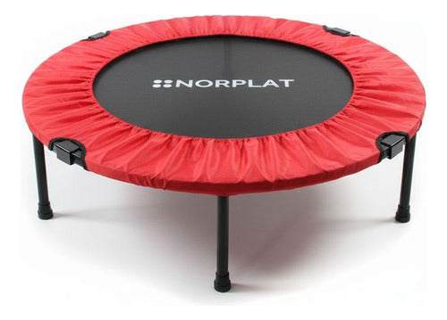 Trampolín Fitness 100cm Plegable Cama Elástica - Norplat Rojo