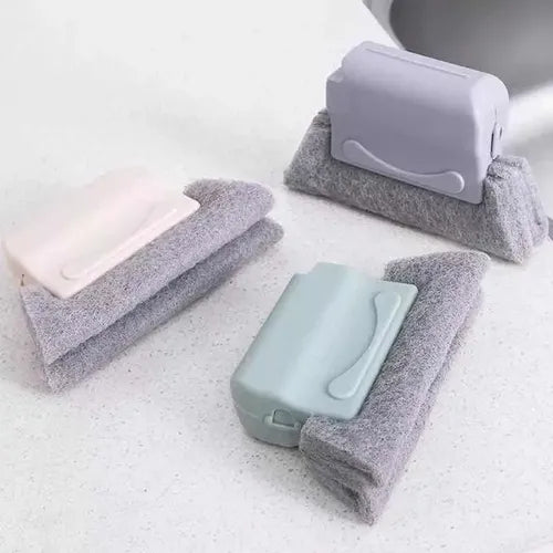 Esponja Cepillo Limpieza De Surcos Ranuras Ventanas Norplat