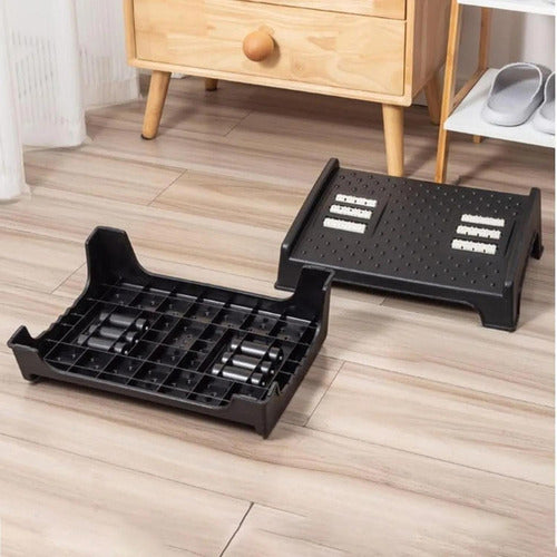 Apoya Pies Masajeador 6 Rodillos Masaje Reposapiés - Norplat