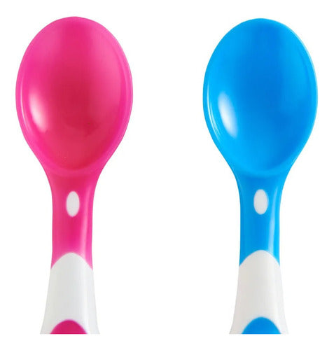 Pack 6 Cucharas Punta Blanda Para Bebes Bpa Free - Norplat
