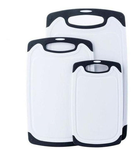 Pack De Tablas Para Cortar (3 Uni) - Cukin Blanco