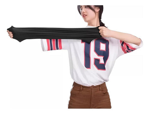 Cuello Elástico Bandana Respirable Uv400 Cortaviento Norplat Negro Standard