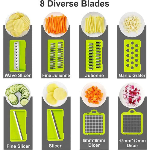 Cortadoras De Verduras 14 En 1 Mandolina