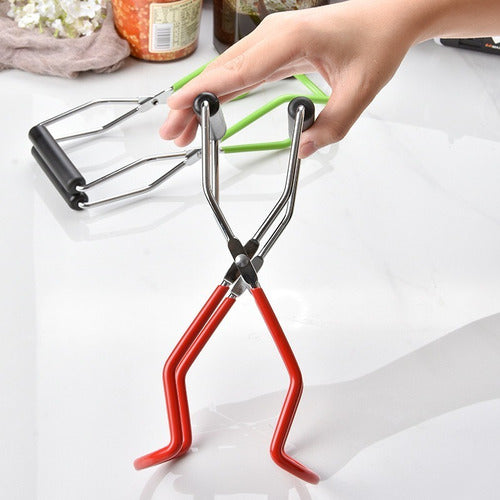 Pinza Elevadora De Frascos De Conservas Calientes - Cukin Rojo