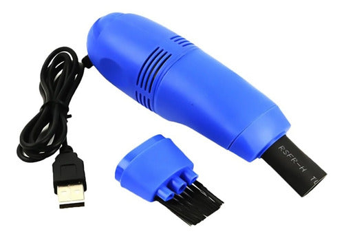 Aspiradora Para Limpiar Teclado Azul