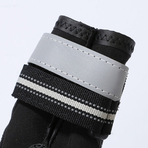  Zapato Zapatilla Camping Perro Antideslizantes Impermeable  2 - Negro