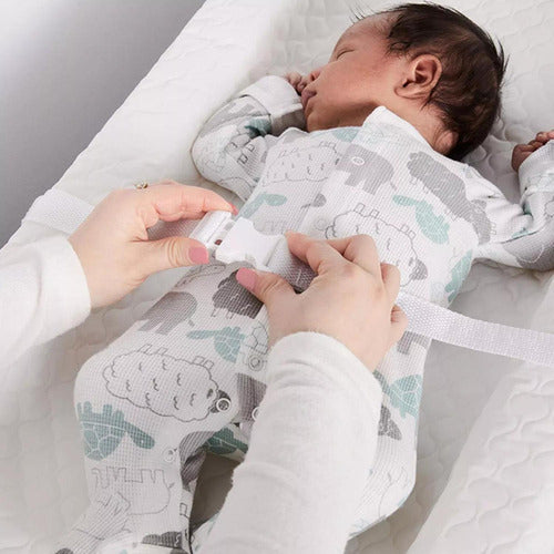 Mudador Anatomico Horizontal Ergonomico Premium Norplat Blanco Estrellas