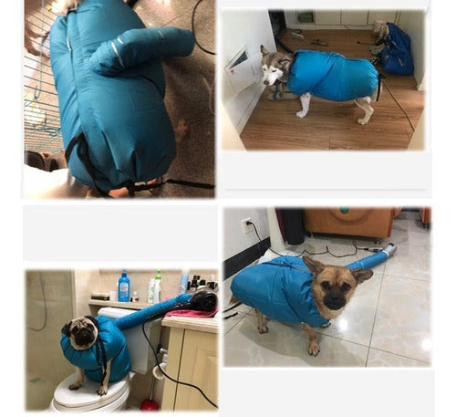 Secador Para Perros Saco Portátil Para Pelo - Talla M - Wuf