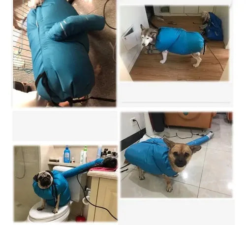 Secador Para Perros Saco Portátil Para Pelo - Talla M - Wuf