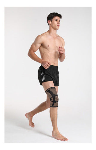 Rodillera Deportiva Ortopédica Soporte Compresion Cobre Par Large