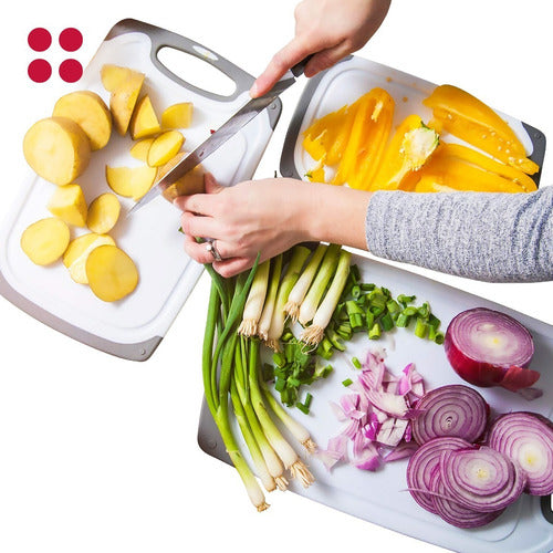 Pack De Tablas Para Cortar (3 Uni) - Cukin Blanco