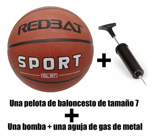 Balón Basketball Caucho Texturizado Nba Authentic Tamaño 7  Naranja